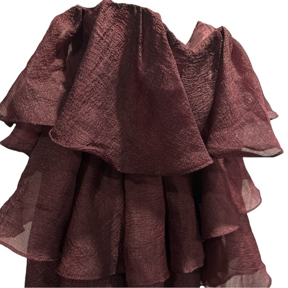 NWT Altar’d State Sadie Winetasting Mini Ruffle Dress - Picture 4 of 11